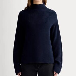 Everlane The Slouchy Funnel Neck Sweater Size XL